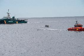 A Cayuco With 73 Migrants Arrive At El Hierro - Spain