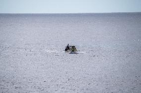 A Cayuco With 73 Migrants Arrive At El Hierro - Spain