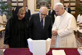 Pope Leo XIV Meets With Lebanese PM Nawaf Salam - Vatican