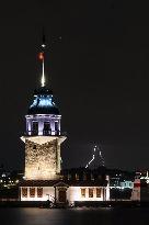 Lighting Strikes Illustrations During Nightime - Istanbul