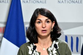 LFI Press Conference To Present The Counter Budget - Paris