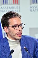 LFI Press Conference To Present The Counter Budget - Paris