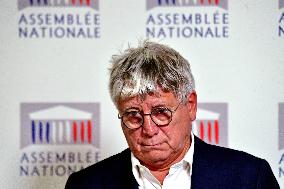 LFI Press Conference To Present The Counter Budget - Paris