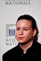 LFI Press Conference To Present The Counter Budget - Paris