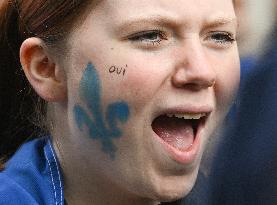 Independence March in Montreal - Canada
