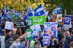 Independence March in Montreal - Canada
