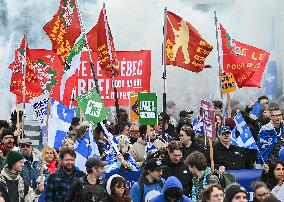 Independence March in Montreal - Canada