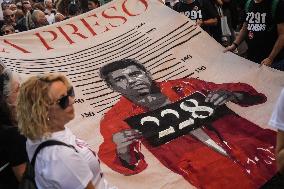 Protest Against Mazon's Management During The Dana - Spain