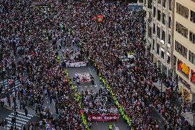 Protest Against Mazon's Management During The Dana - Spain