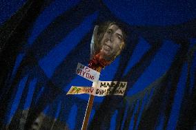 Protest Against Mazon's Management During The Dana - Spain