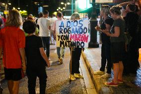 Protest Against Mazon's Management During The Dana - Spain