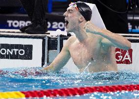Caspar Corbeau Sets New 200m Breaststroke World Record - Toronto