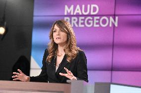 Maud Bregeon On Dimanche En Politique - Paris
