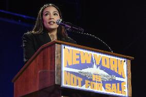 Alexandria Ocasio-Cortez Remarks at the Zohran Mamdani ‘NYC is Not for Sale’ Rally