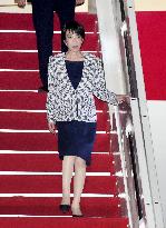 Japan PM Takaichi arrives in Kuala Lumpur