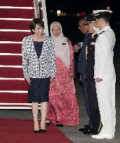 Japan PM Takaichi arrives in Kuala Lumpur
