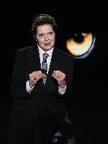 Isabella Rossellini At Belve TV Show - Rome