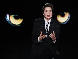 Isabella Rossellini At Belve TV Show - Rome