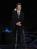 Isabella Rossellini At Belve TV Show - Rome