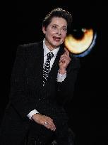 Isabella Rossellini At Belve TV Show - Rome