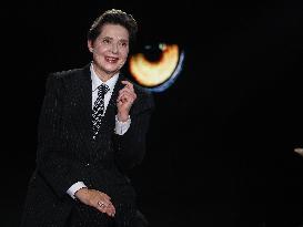 Isabella Rossellini At Belve TV Show - Rome