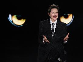 Isabella Rossellini At Belve TV Show - Rome