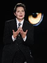 Isabella Rossellini At Belve TV Show - Rome