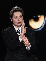 Isabella Rossellini At Belve TV Show - Rome