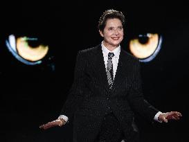 Isabella Rossellini At Belve TV Show - Rome