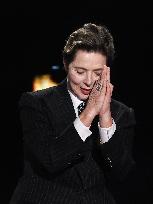 Isabella Rossellini At Belve TV Show - Rome