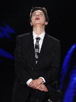 Isabella Rossellini At Belve TV Show - Rome