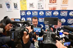 Naples: Matteo Salvini backs Edmondo Cirielli as regional candidate