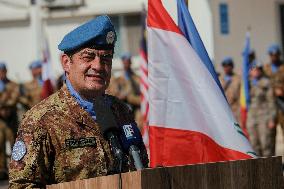 Lebanese FM Tours UNIFIL HQ