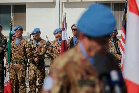 Lebanese FM Tours UNIFIL HQ