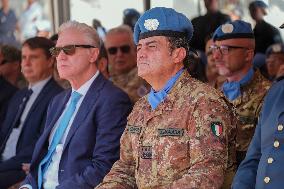 Lebanese FM Tours UNIFIL HQ