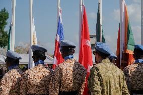 Lebanese FM Tours UNIFIL HQ