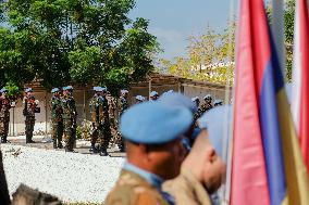 Lebanese FM Tours UNIFIL HQ