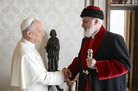 Pope Leo XIV Meets Mar Awa III, Catholicos-Patriarch - Vatican