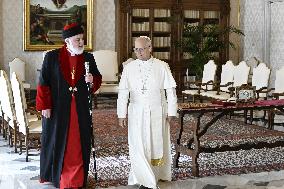Pope Leo XIV Meets Mar Awa III, Catholicos-Patriarch - Vatican