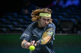 Andrey Rublev competes at Rolex Paris Masters 2025 in Paris FA