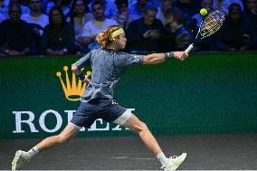 Andrey Rublev competes at Rolex Paris Masters 2025 in Paris FA