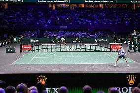 Andrey Rublev competes at Rolex Paris Masters 2025 in Paris FA