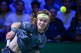 Andrey Rublev competes at Rolex Paris Masters 2025 in Paris FA