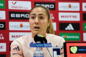 PRESS CONFERENCE SPAIN WOMEN'S NATIONAL TEAM