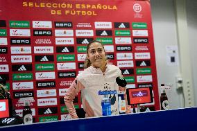 PRESS CONFERENCE SPAIN WOMEN'S NATIONAL TEAM