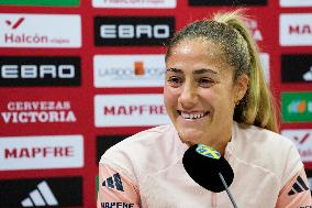 PRESS CONFERENCE SPAIN WOMEN'S NATIONAL TEAM