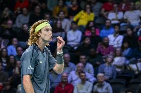 Andrey Rublev competes at Rolex Paris Masters 2025 in Paris FA