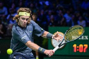 Andrey Rublev competes at Rolex Paris Masters 2025 in Paris FA