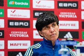 PRESS CONFERENCE SPAIN WOMEN'S NATIONAL TEAM