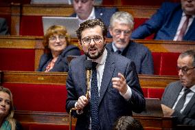Examination of Draft Finance Bill at the National Assembly - Paris AJ